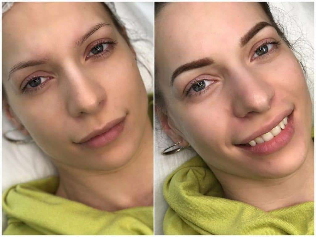 amazing powder brows results