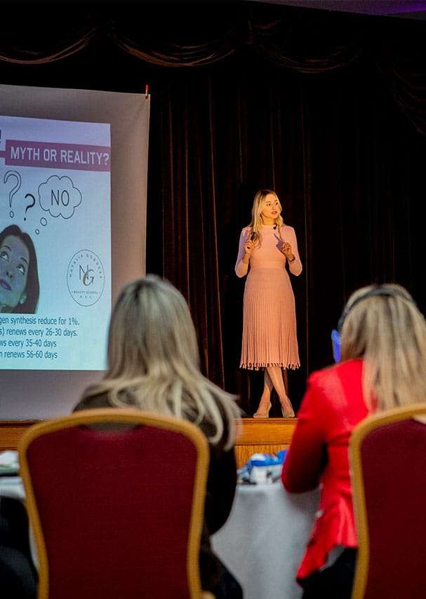 Natalia verkh on stage