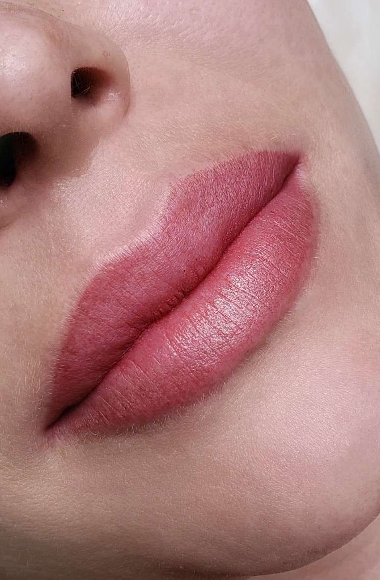 Permanent makeup lip blush new york