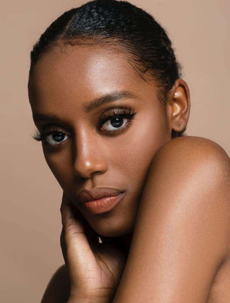 Beautiful woman posing